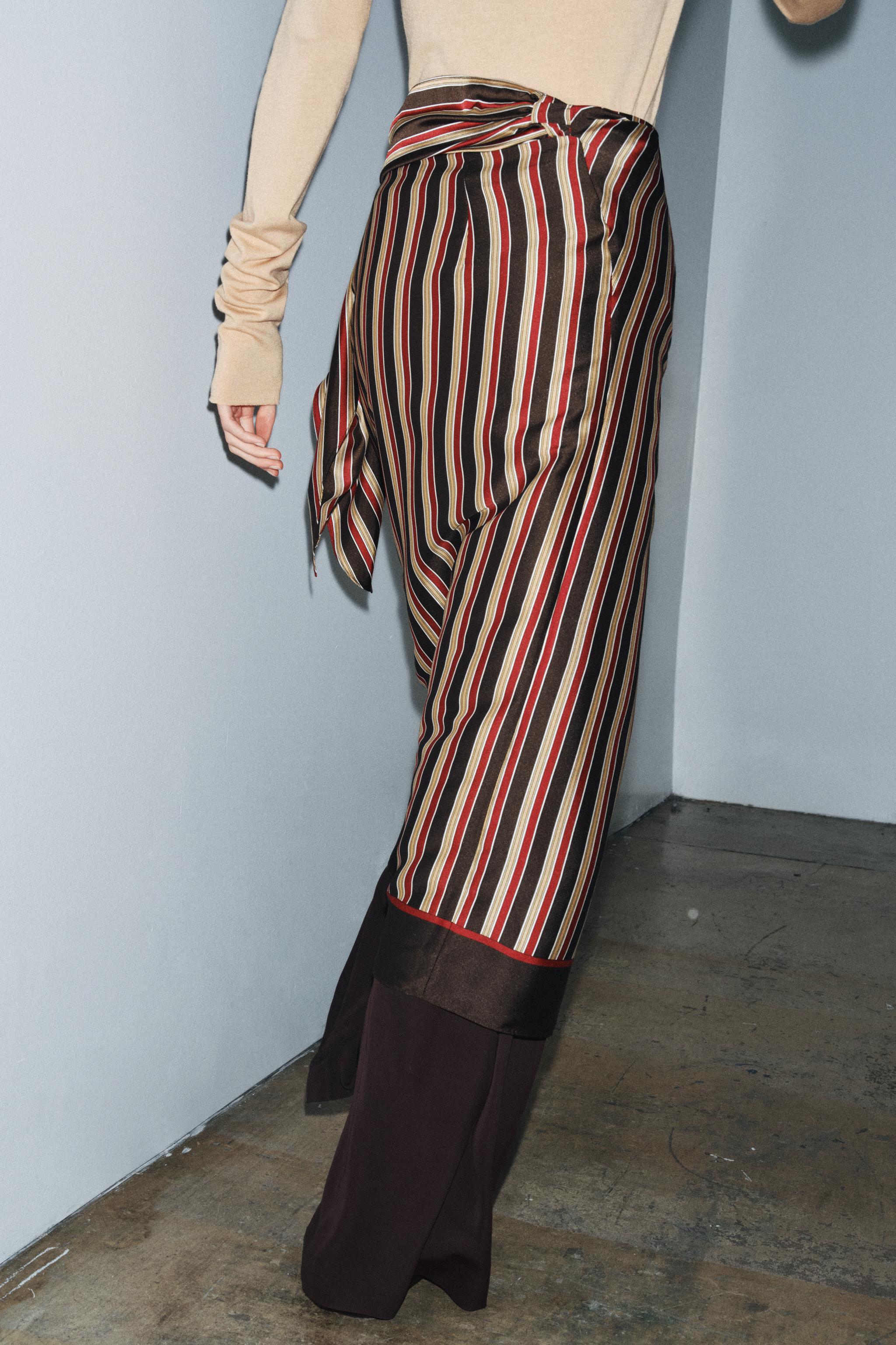 STRIPED PAREO SKIRT ZW COLLECTION